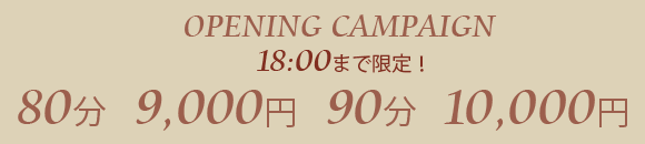 オープニング割引キャンペーン